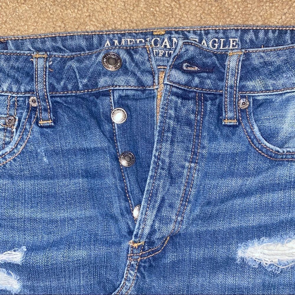 NEW American Eagle Denim Mini Skirt - Picture 2 of 3